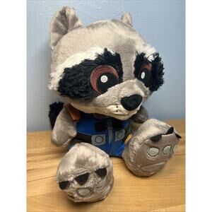 Disney Parks Big Feet Foot Rocket Raccoon Guardians Of The Galaxy Plush Marvel